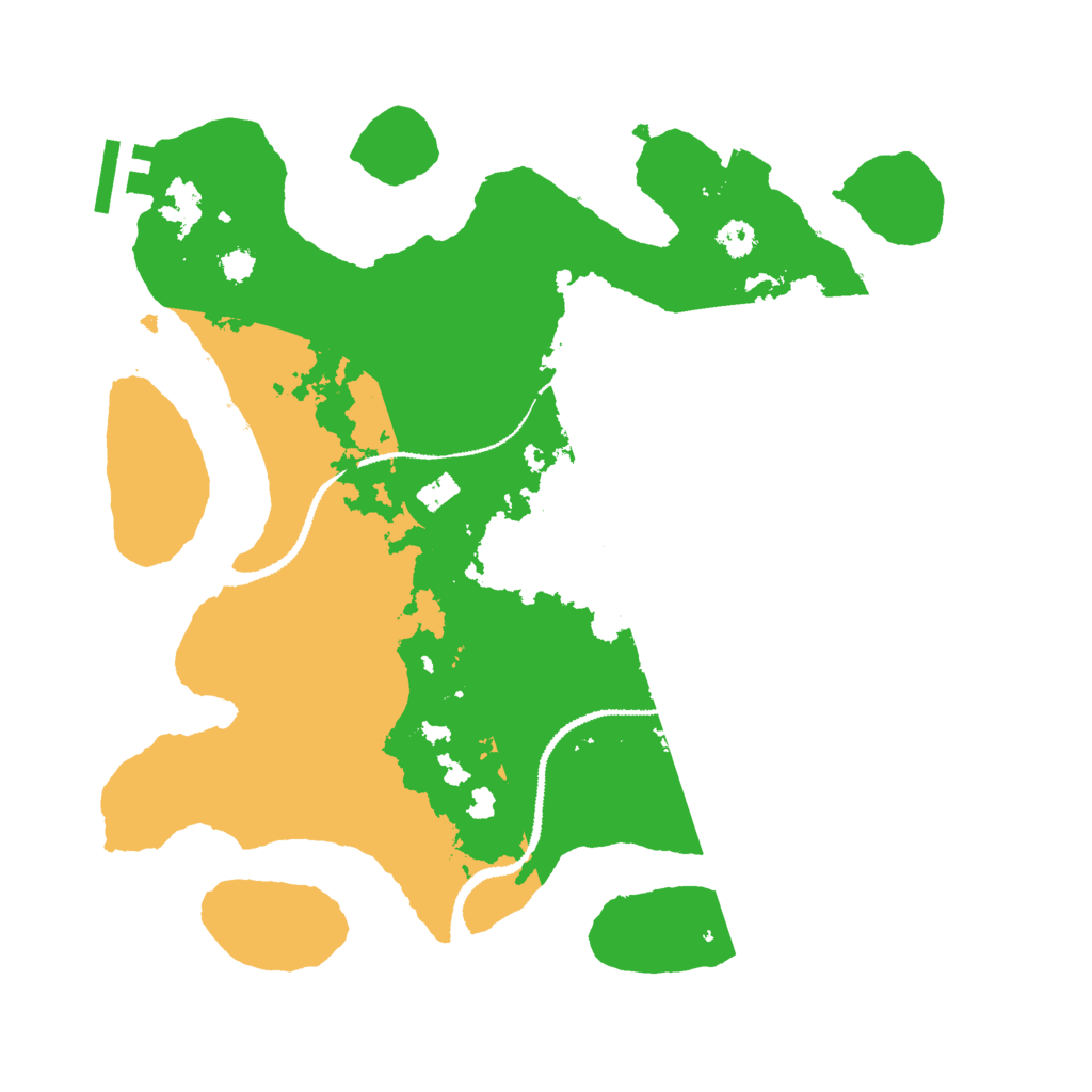Biome Rust Map: Procedural Map, Size: 3000, Seed: 53412