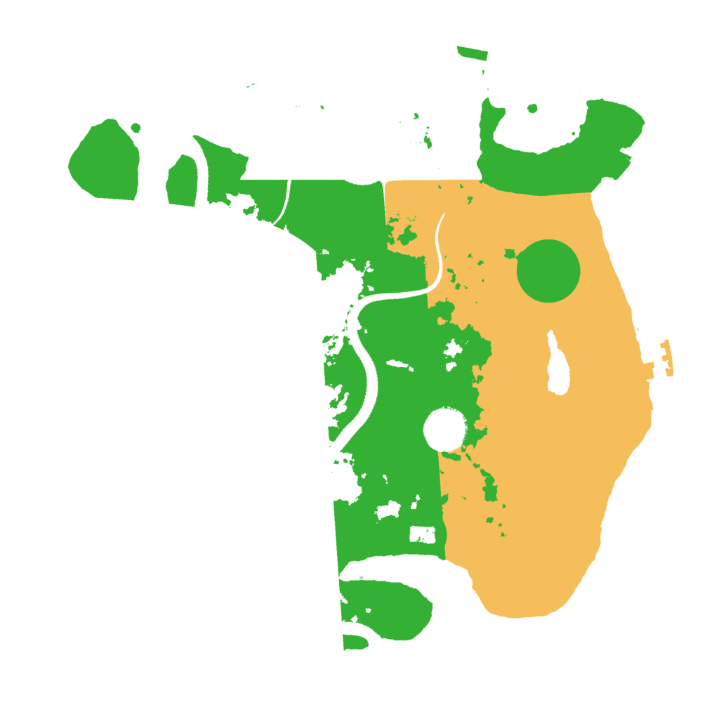 Biome Rust Map: Procedural Map, Size: 3000, Seed: 84695