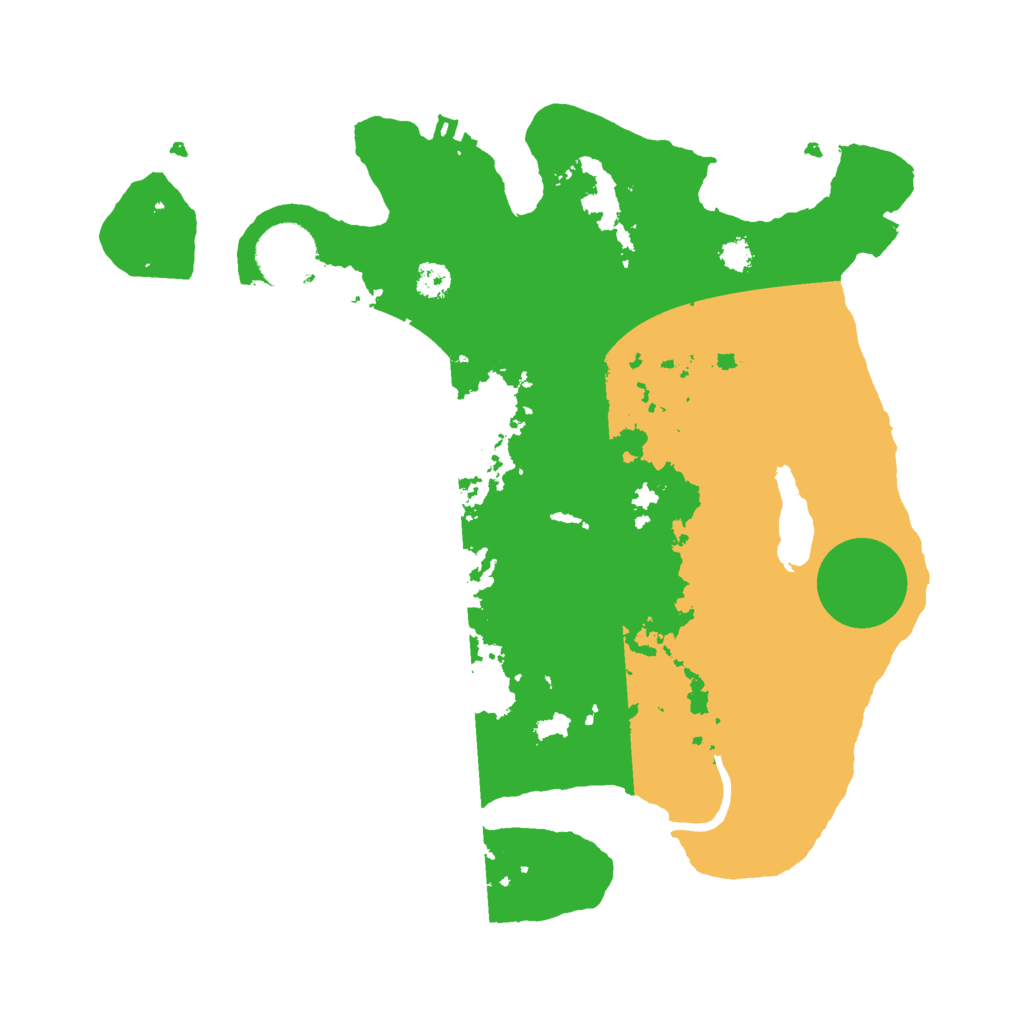 Biome Rust Map: Procedural Map, Size: 3000, Seed: 84695