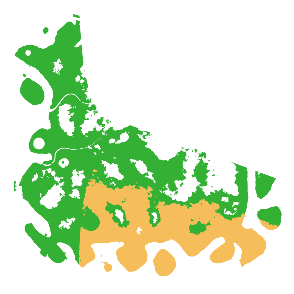 Biome Rust Map: Procedural Map, Size: 4500, Seed: 64342693