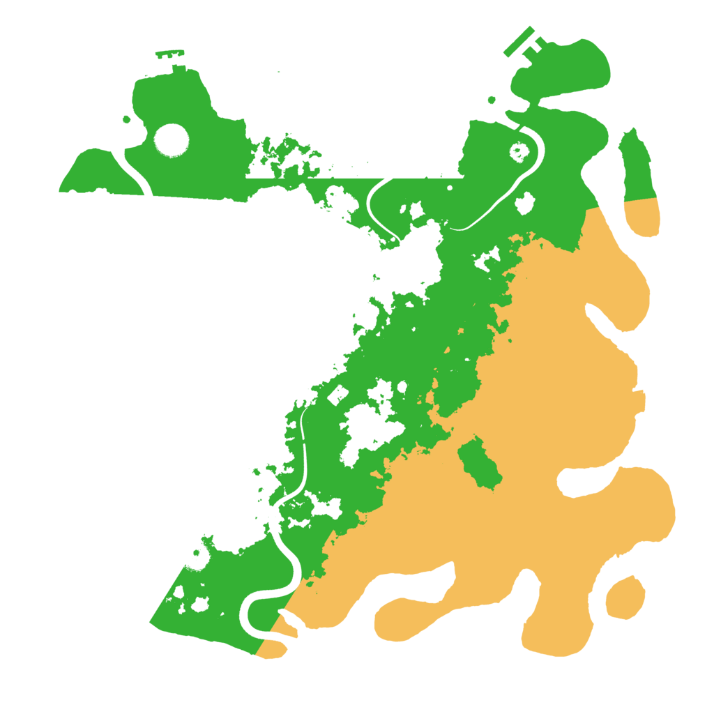 Biome Rust Map: Procedural Map, Size: 3800, Seed: 66133856