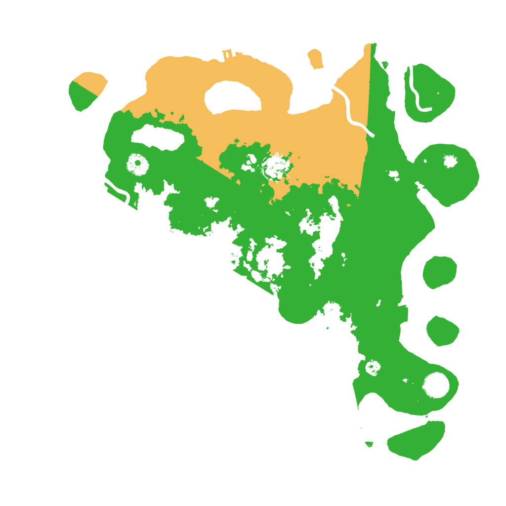 Biome Rust Map: Procedural Map, Size: 3500, Seed: 320047306