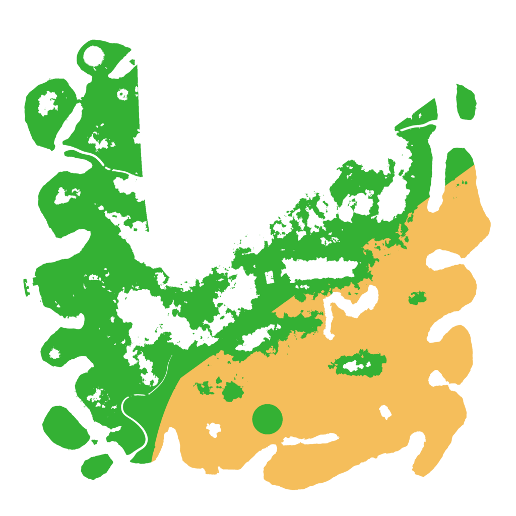 Biome Rust Map: Procedural Map, Size: 4500, Seed: 656570760