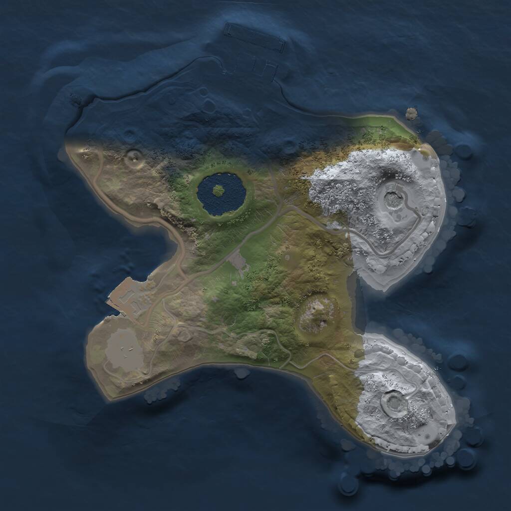 Rust Map: Procedural Map, Size: 1700, Seed: 1757679607, 3 Monuments