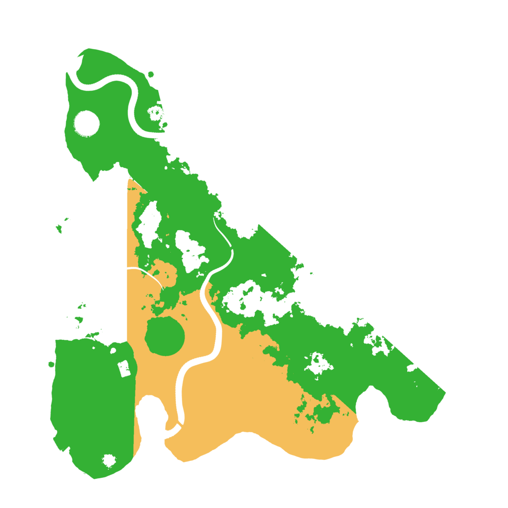 Biome Rust Map: Procedural Map, Size: 3500, Seed: 884384642
