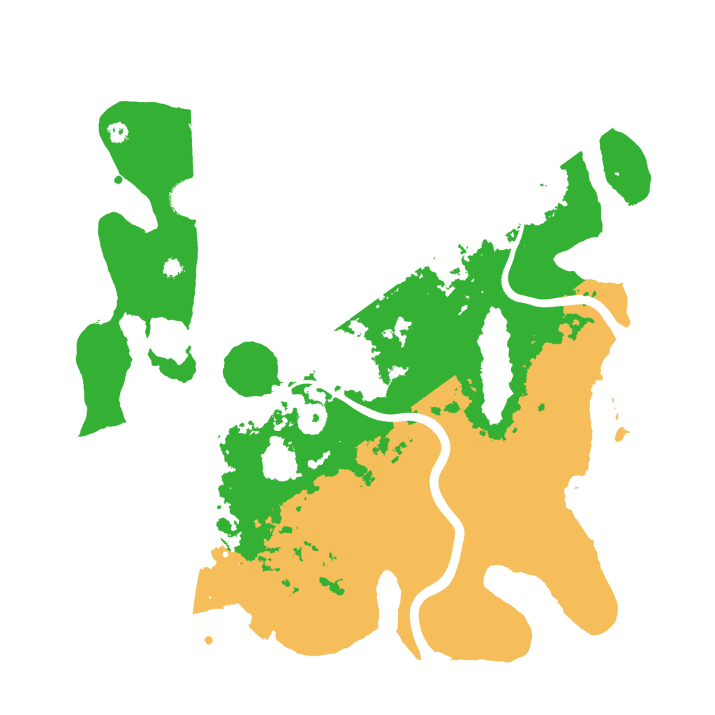 Biome Rust Map: Procedural Map, Size: 3500, Seed: 1512592984
