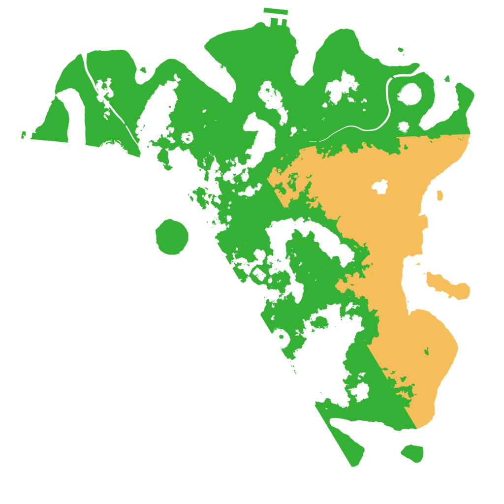 Biome Rust Map: Procedural Map, Size: 4200, Seed: 690544932