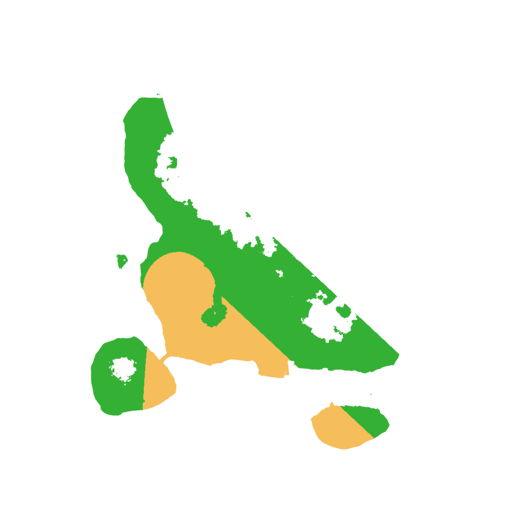 Biome Rust Map: Procedural Map, Size: 2000, Seed: 1896522611