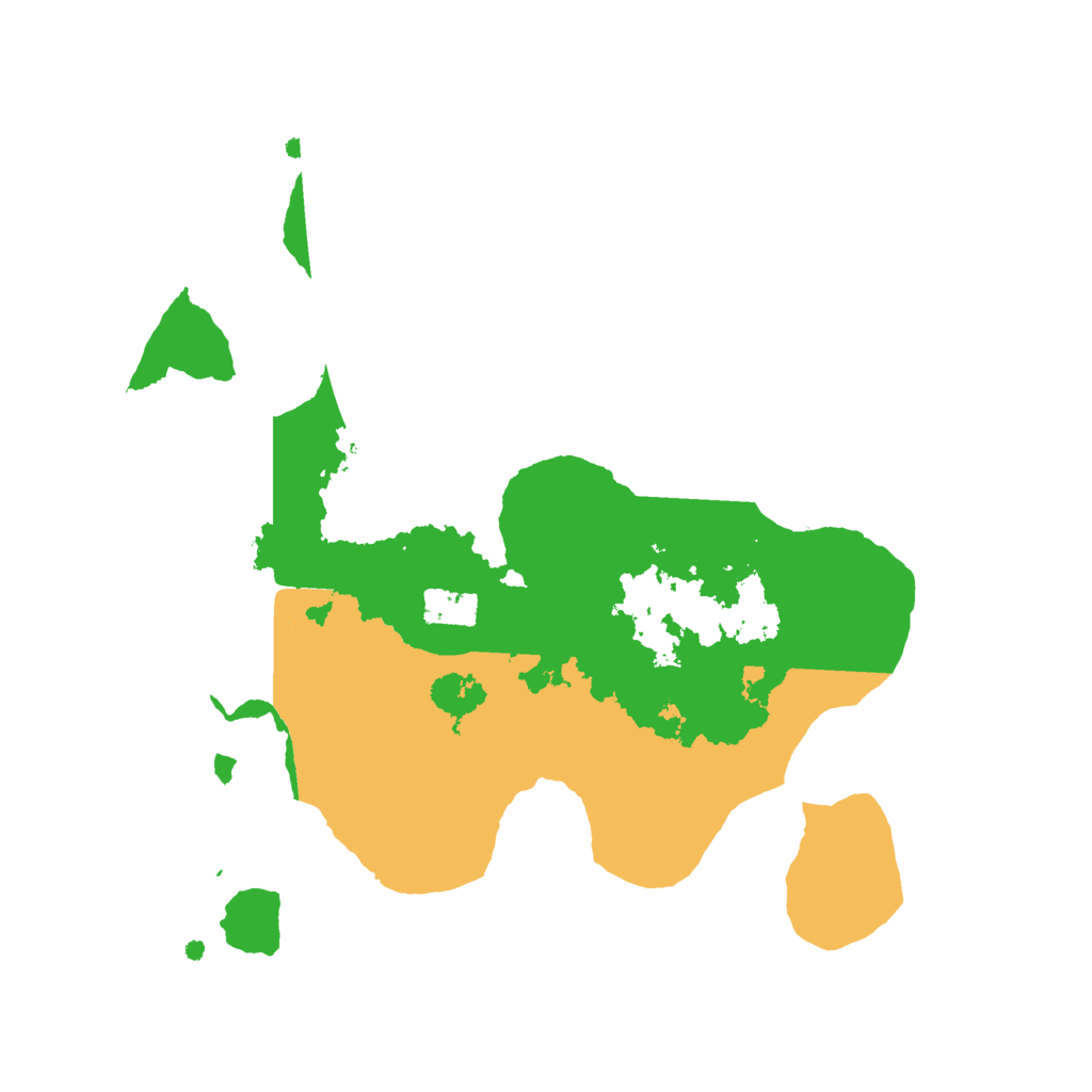 Biome Rust Map: Procedural Map, Size: 2200, Seed: 314159237