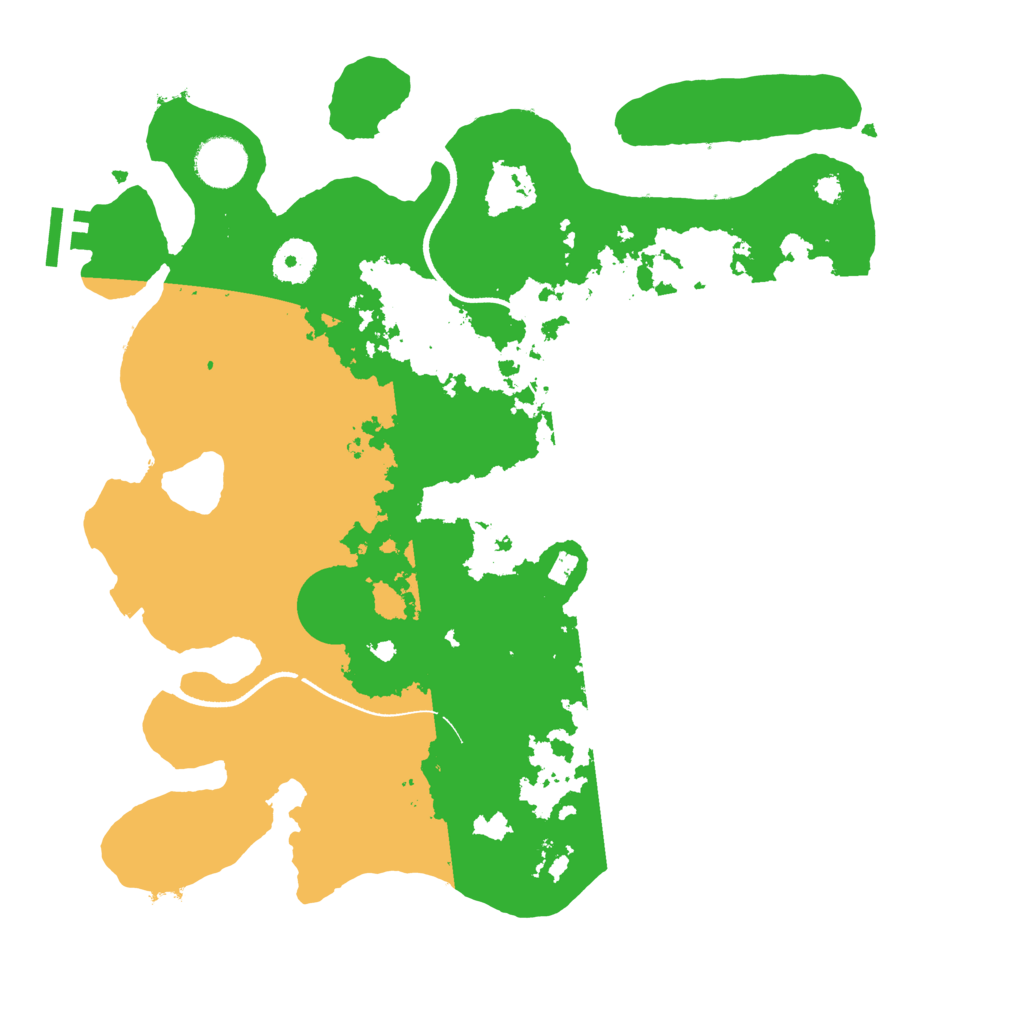 Biome Rust Map: Procedural Map, Size: 3500, Seed: 2094514953