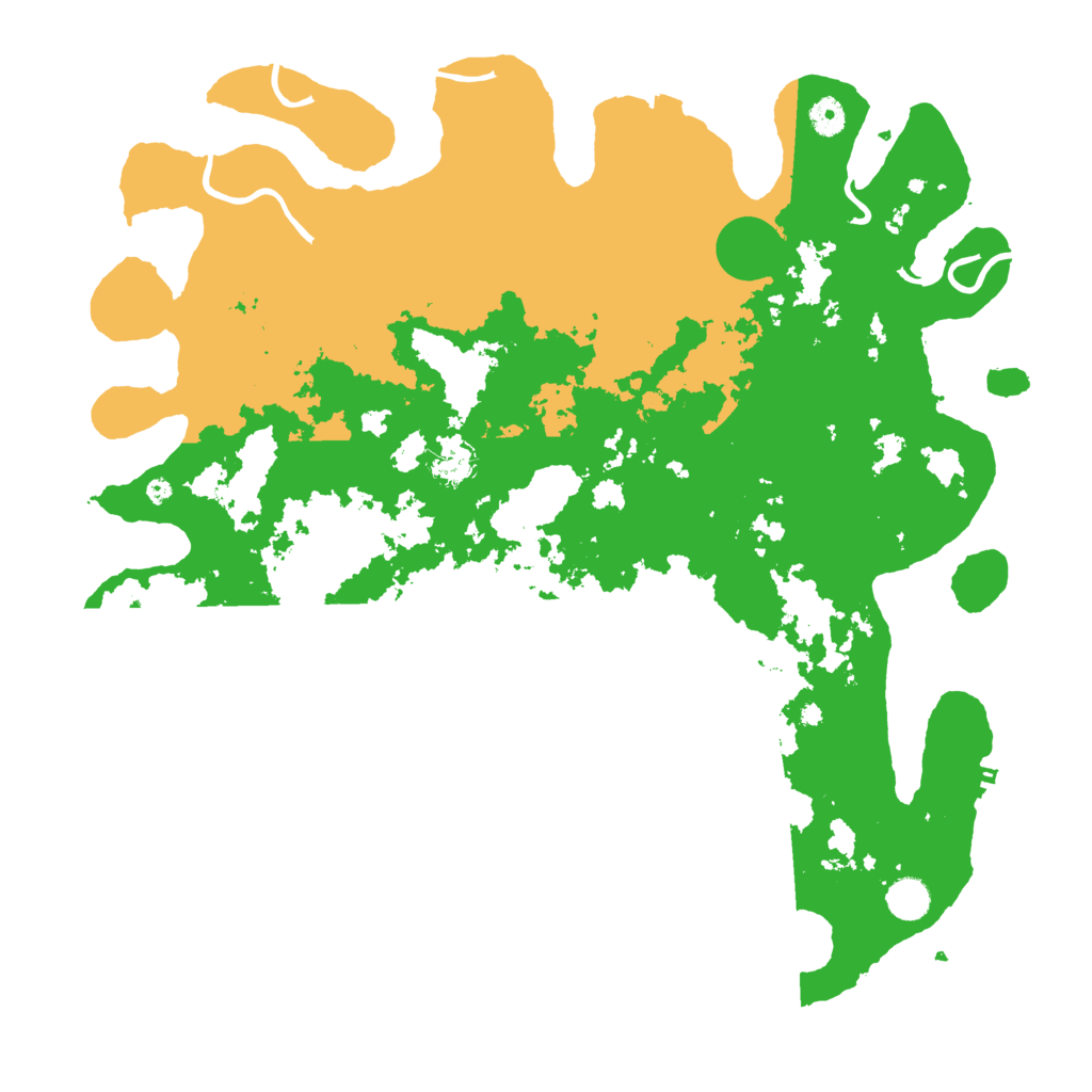 Biome Rust Map: Procedural Map, Size: 4500, Seed: 46287