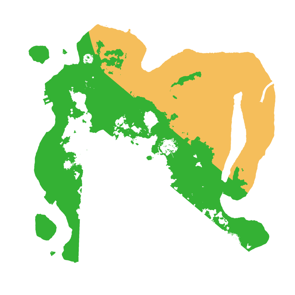 Biome Rust Map: Procedural Map, Size: 3000, Seed: 9034652