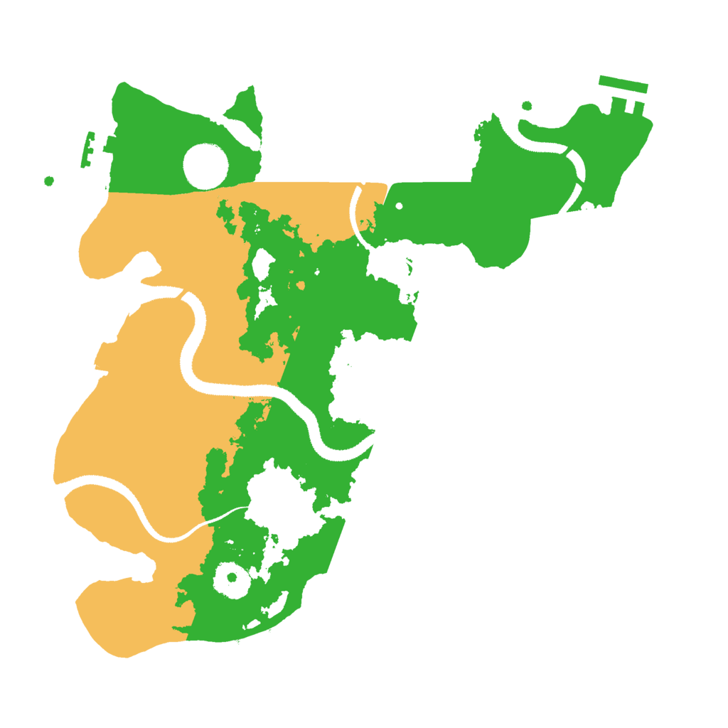 Biome Rust Map: Procedural Map, Size: 3000, Seed: 898538
