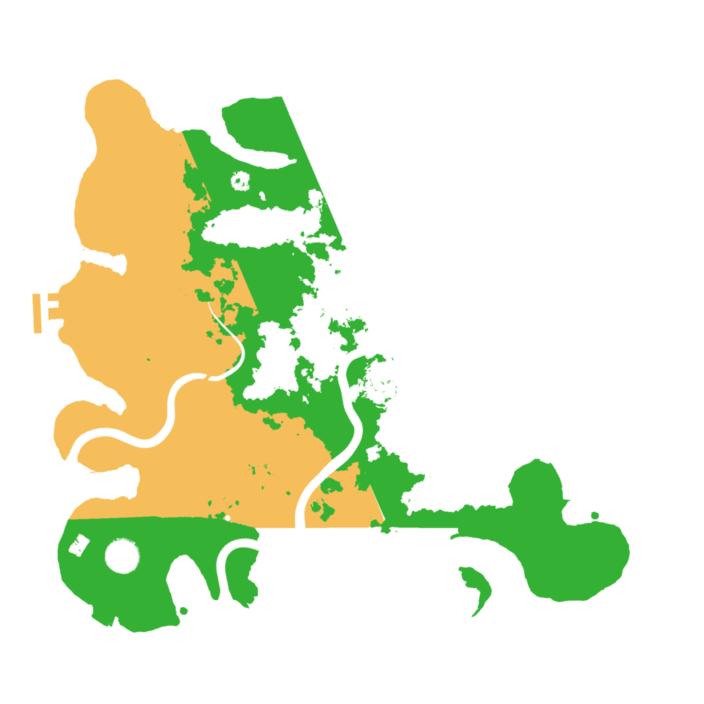 Biome Rust Map: Procedural Map, Size: 3600, Seed: 8393766