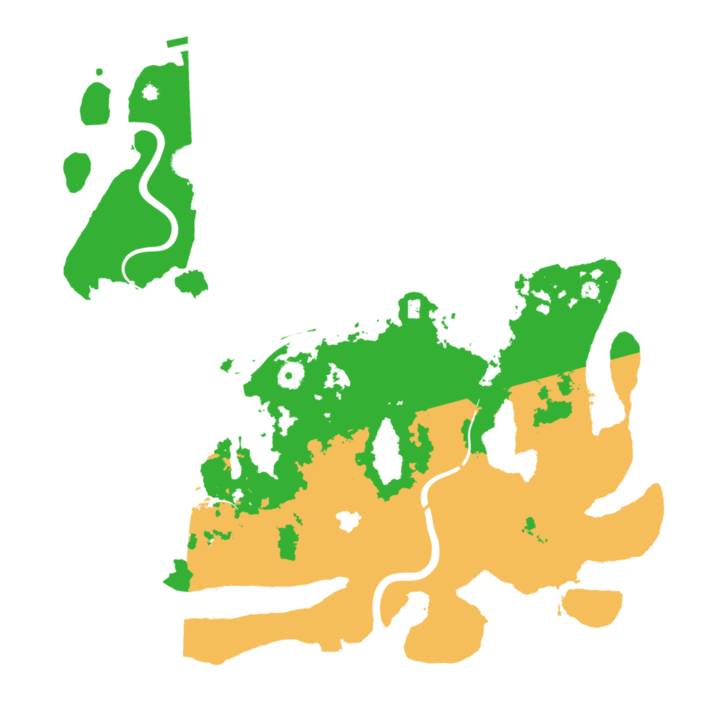 Biome Rust Map: Procedural Map, Size: 4000, Seed: 457512