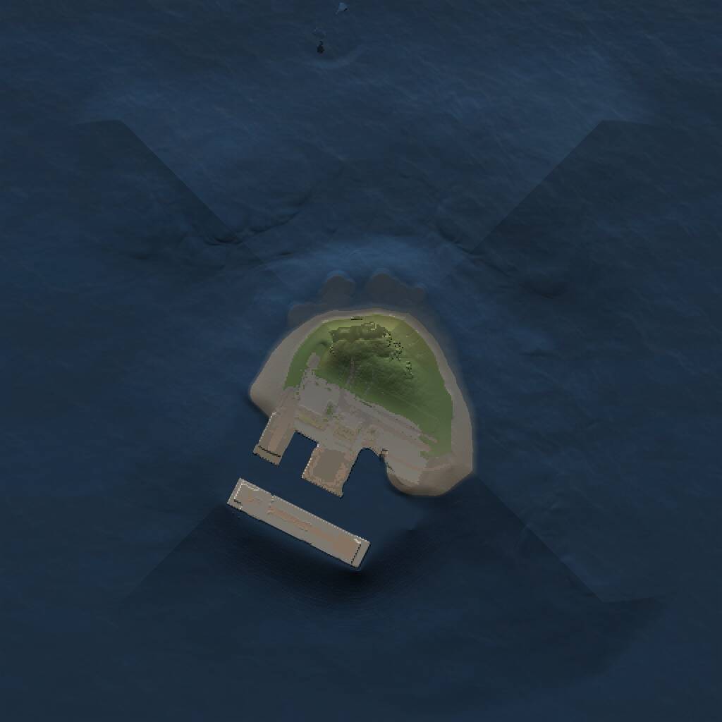 Rust Map: Procedural Map, Size: 1000, Seed: 30111993, 2 Monuments