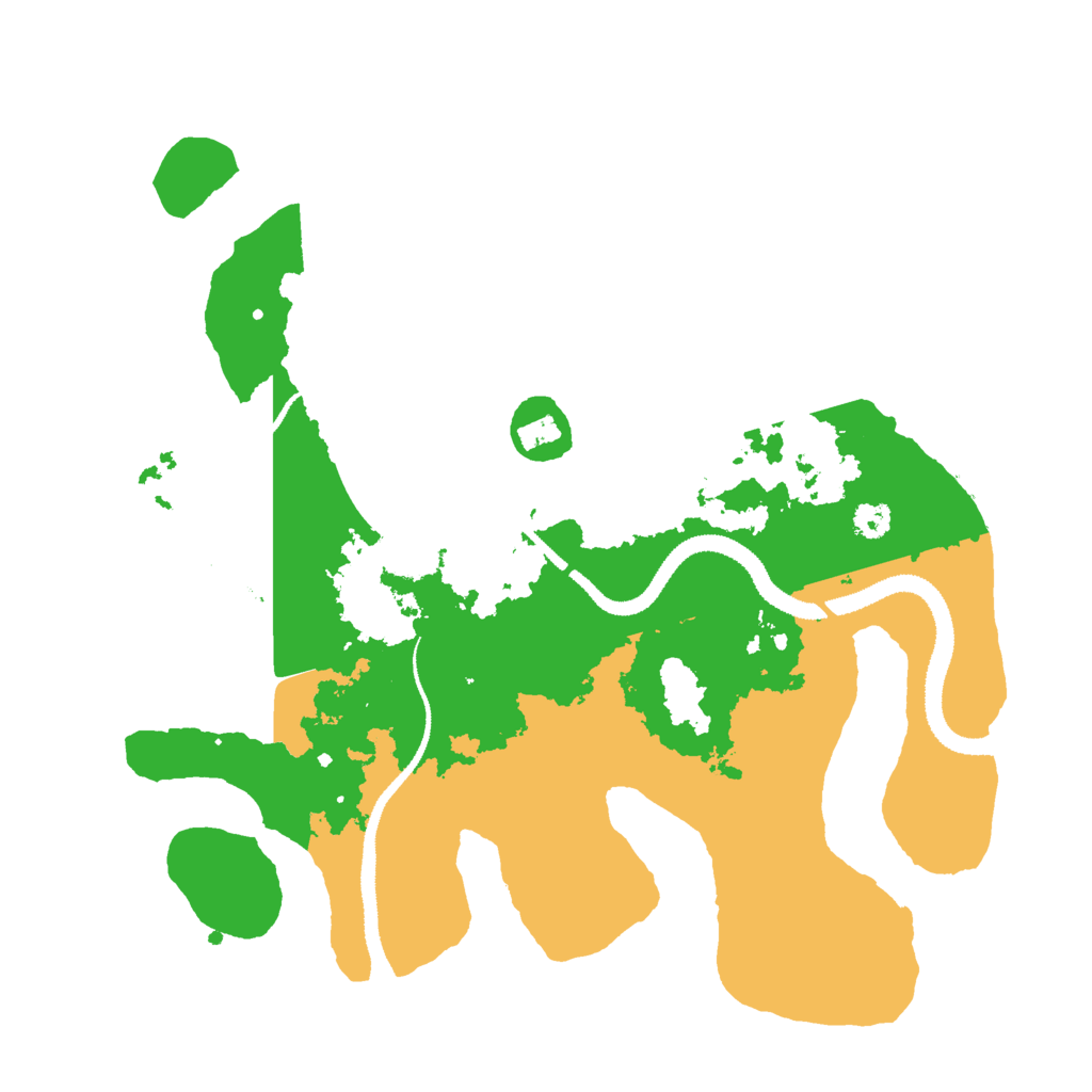 Biome Rust Map: Procedural Map, Size: 3000, Seed: 32024