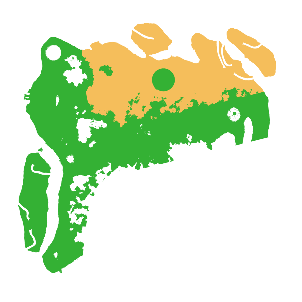 Biome Rust Map: Procedural Map, Size: 3500, Seed: 476532729