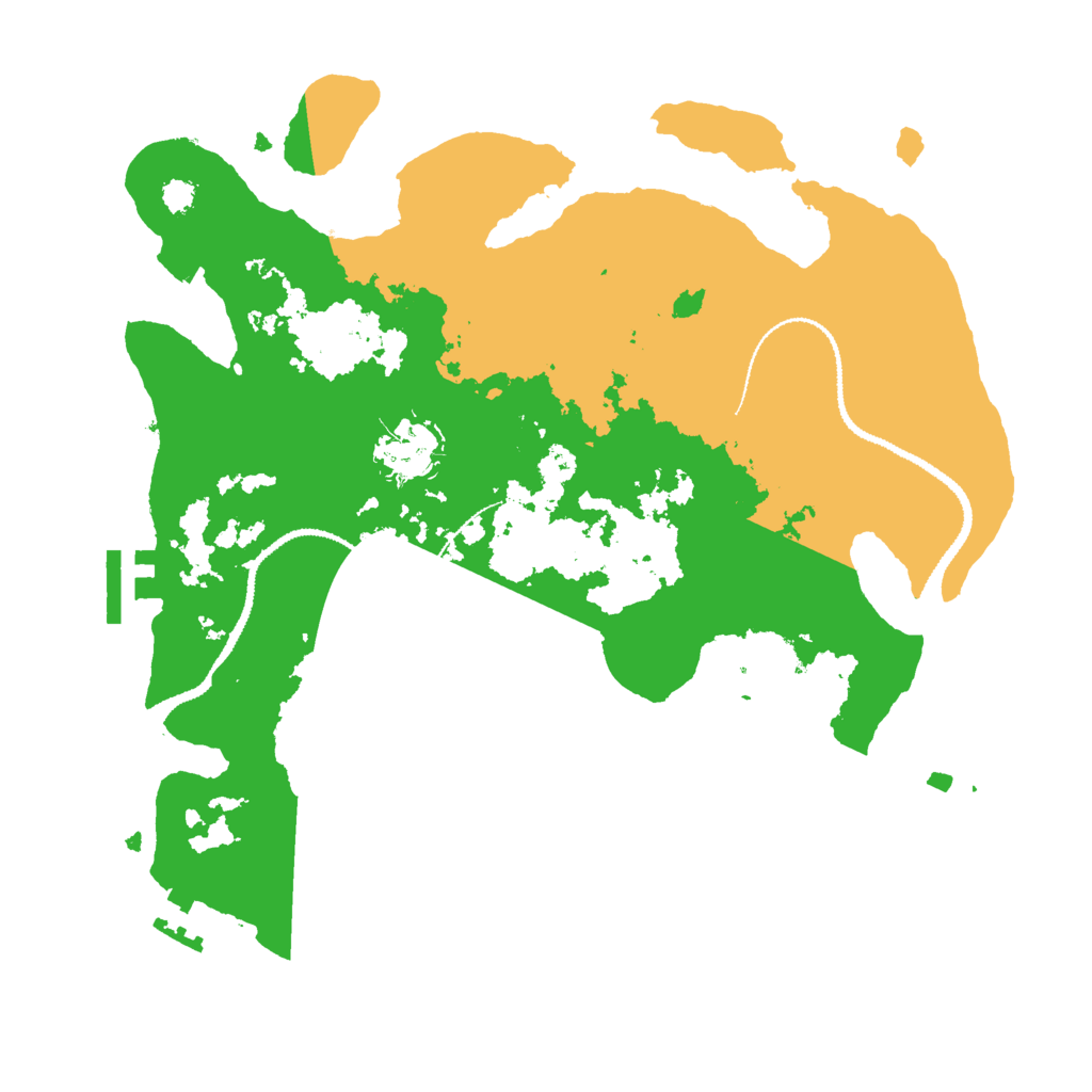 Biome Rust Map: Procedural Map, Size: 3000, Seed: 207922849