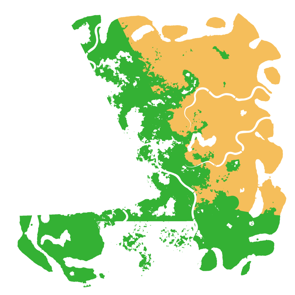 Biome Rust Map: Procedural Map, Size: 6000, Seed: 234761