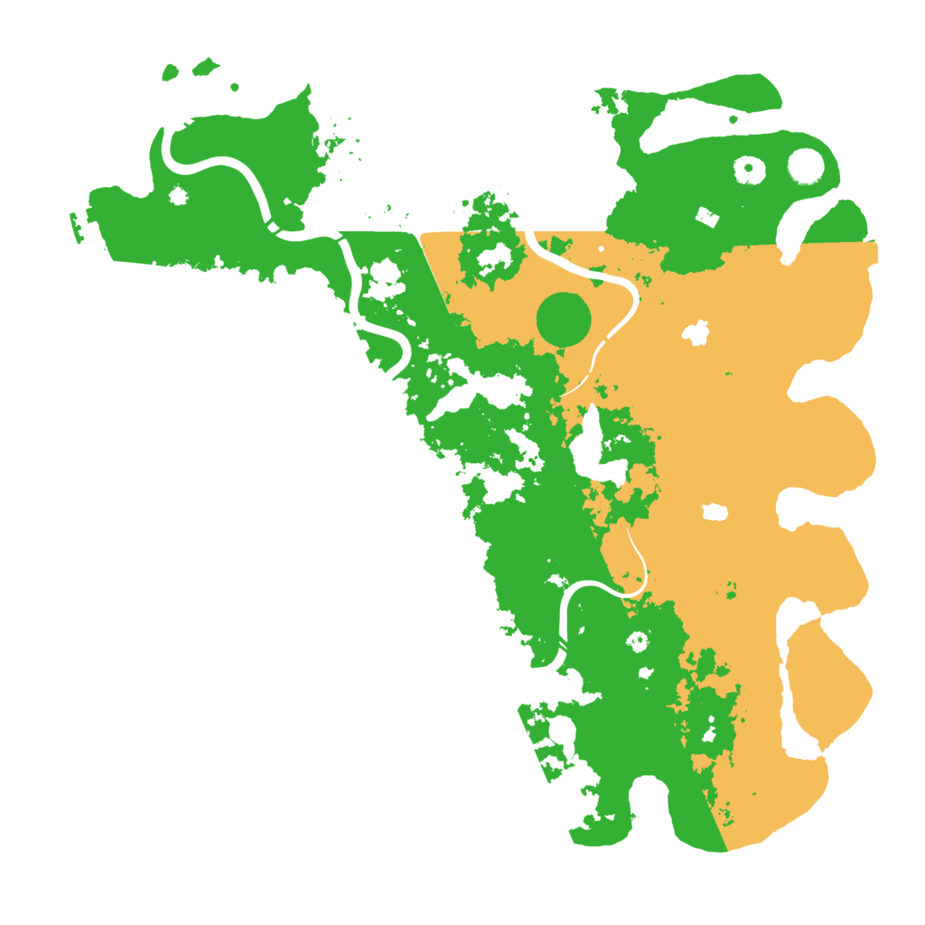 Biome Rust Map: Procedural Map, Size: 4500, Seed: 67424456
