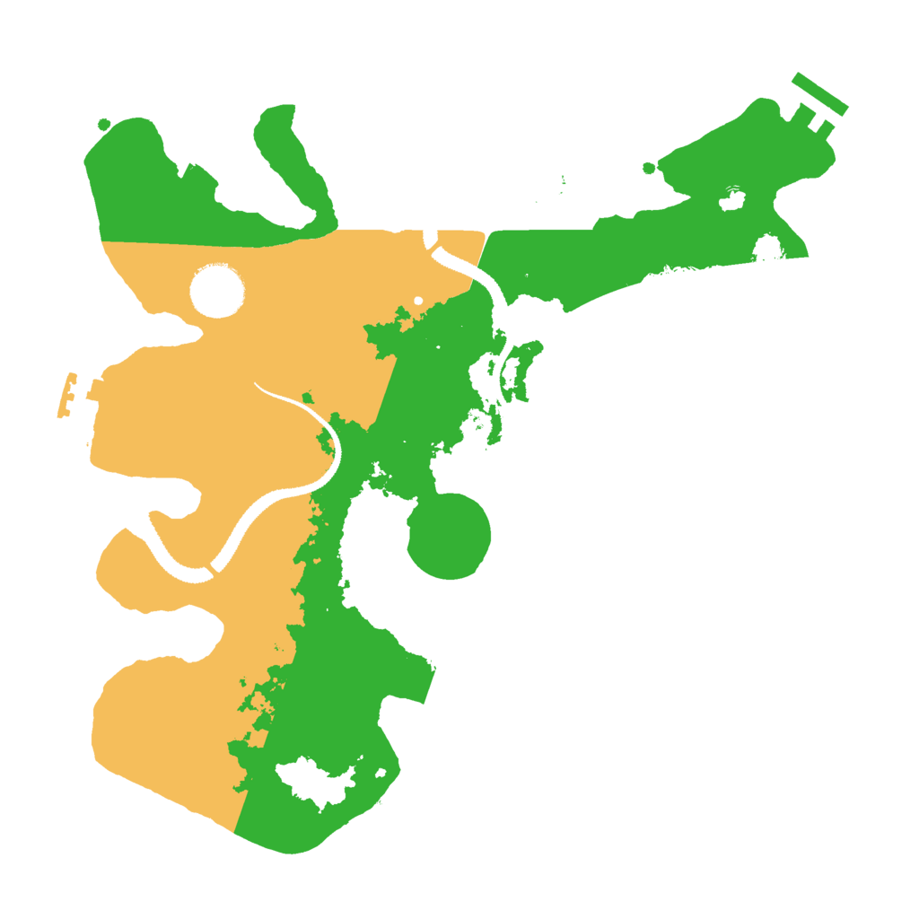 Biome Rust Map: Procedural Map, Size: 3000, Seed: 1508