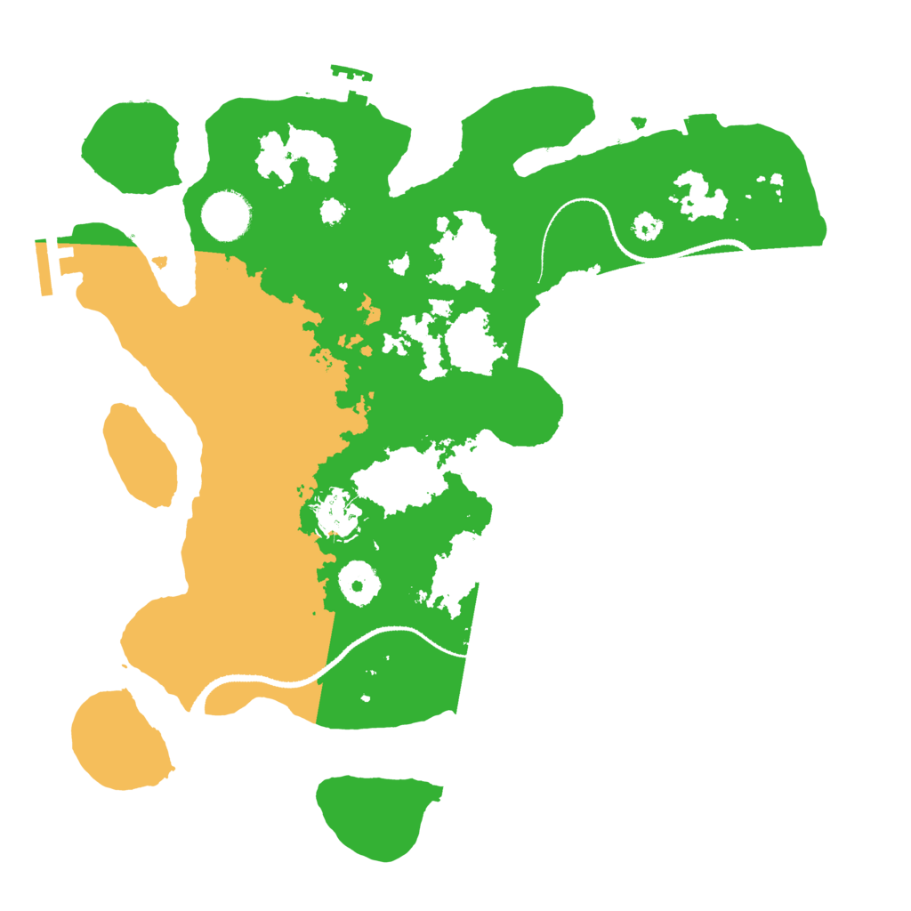 Biome Rust Map: Procedural Map, Size: 3250, Seed: 1852101781