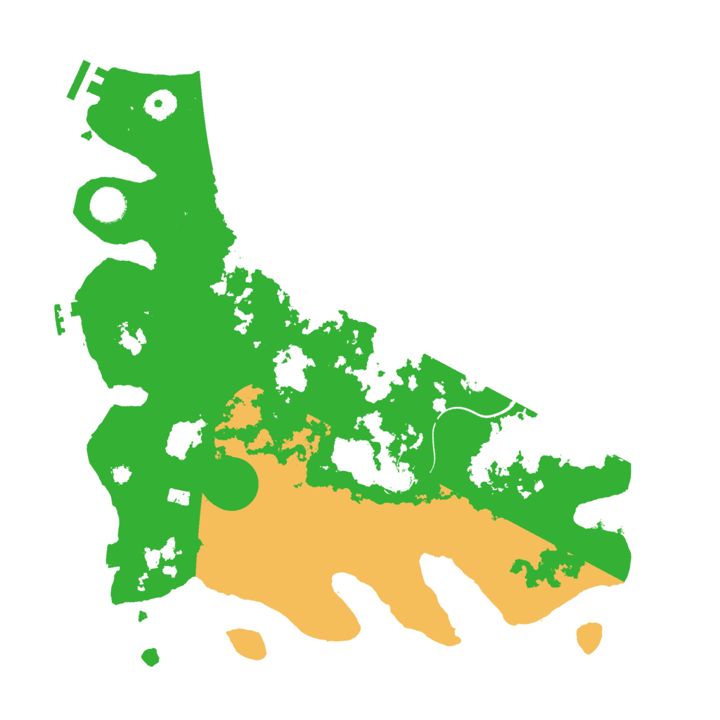 Biome Rust Map: Procedural Map, Size: 3550, Seed: 43869647