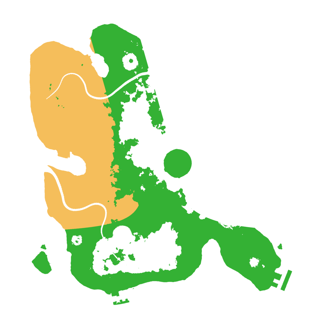 Biome Rust Map: Procedural Map, Size: 3000, Seed: 1389882142