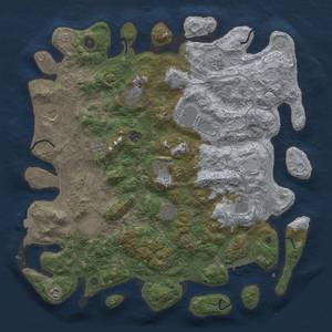 Thumbnail Rust Map: Procedural Map, Size: 4500, Seed: 454456877, 18 Monuments