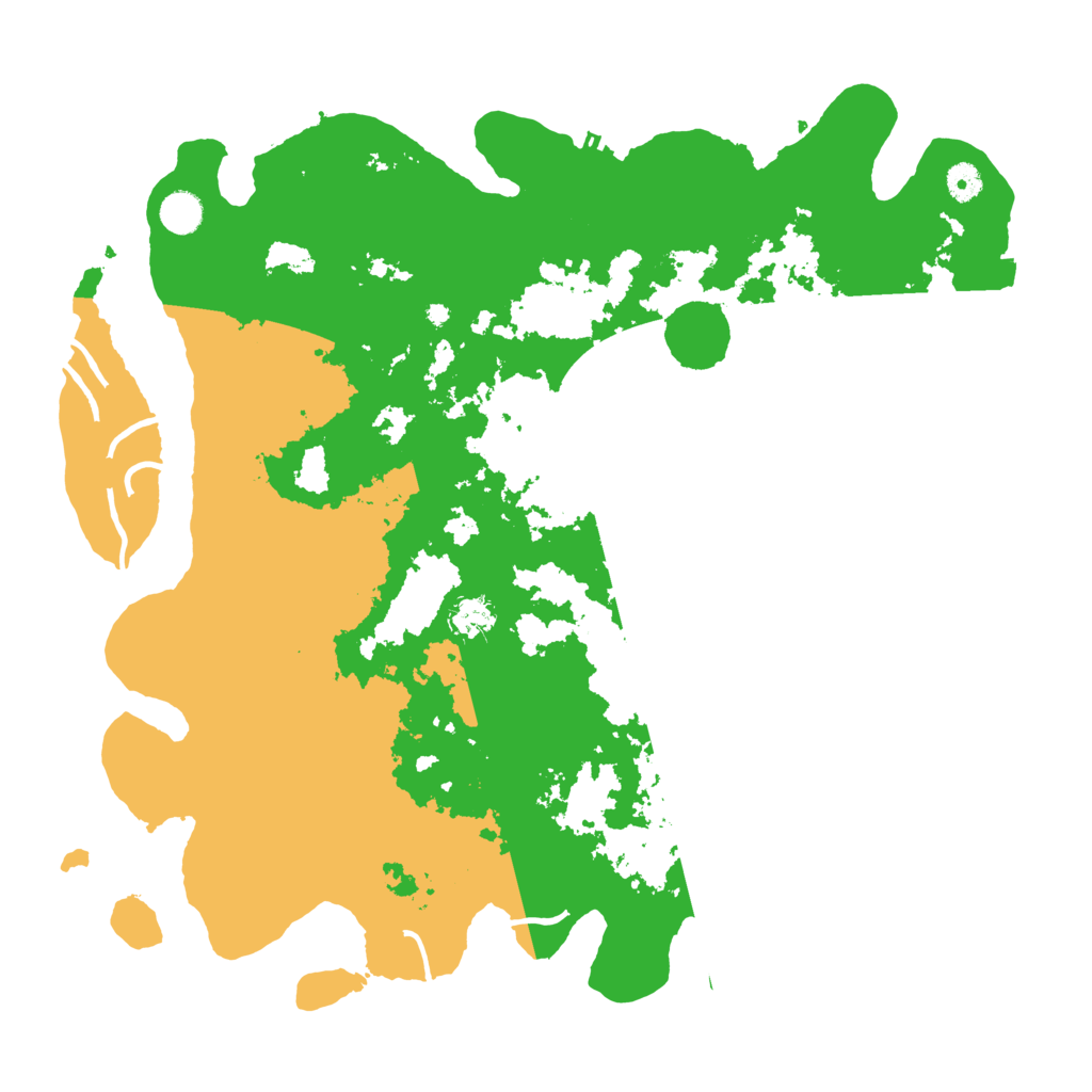 Biome Rust Map: Procedural Map, Size: 4500, Seed: 86388079