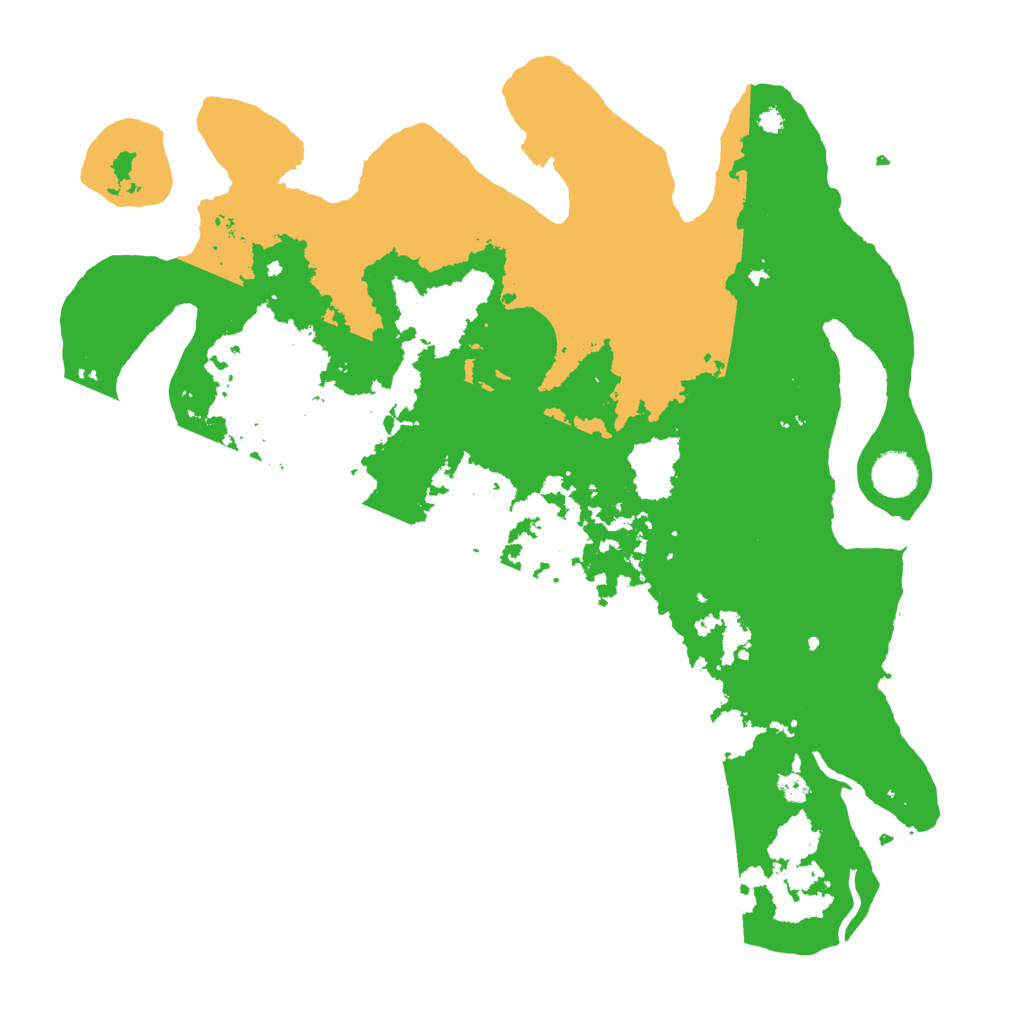 Biome Rust Map: Procedural Map, Size: 3900, Seed: 444415