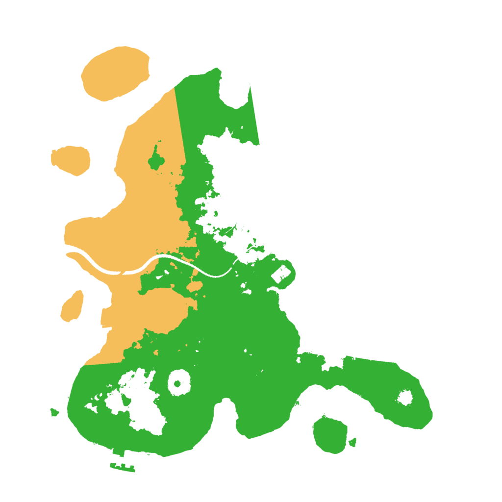 Biome Rust Map: Procedural Map, Size: 3000, Seed: 29887