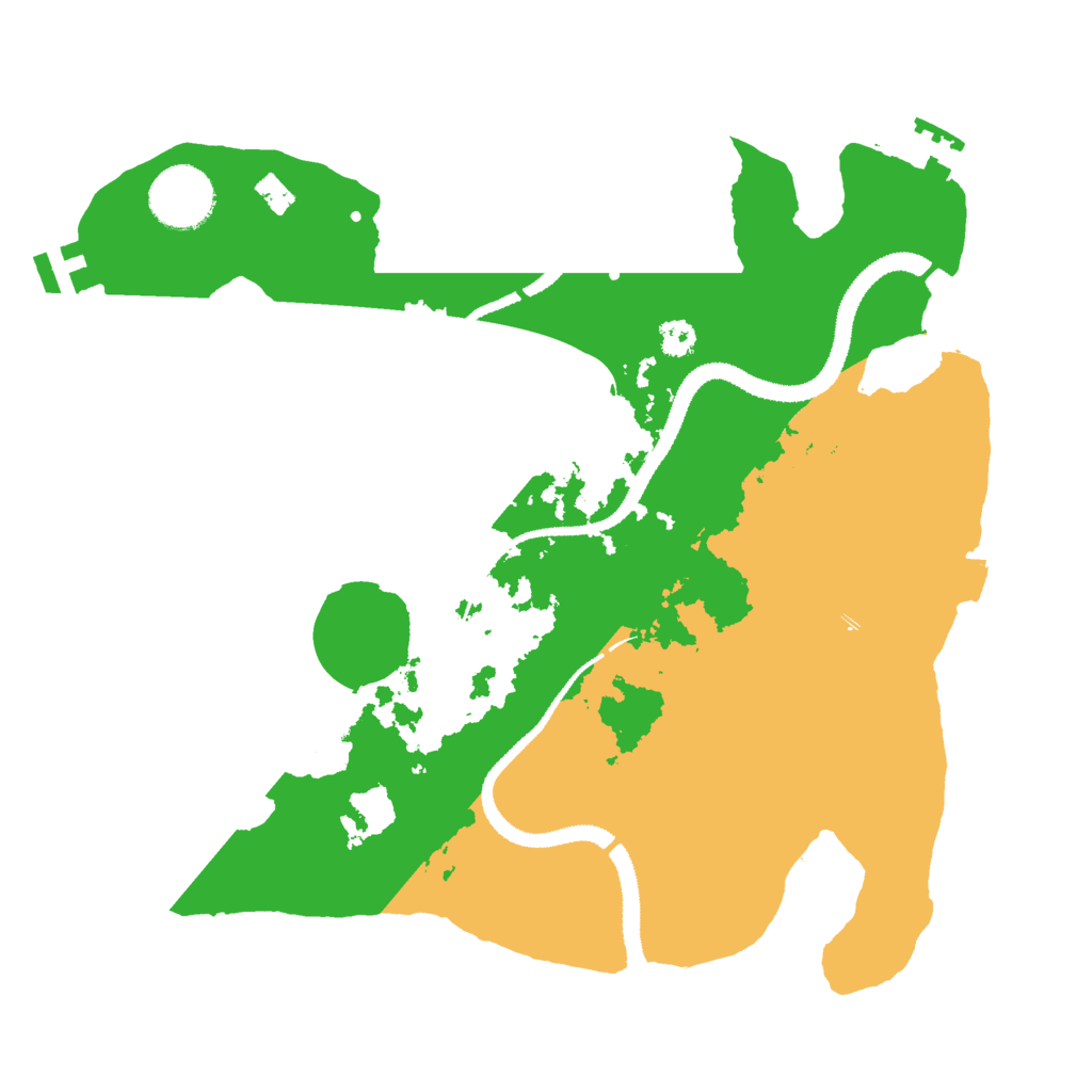 Biome Rust Map: Procedural Map, Size: 3000, Seed: 1249821987