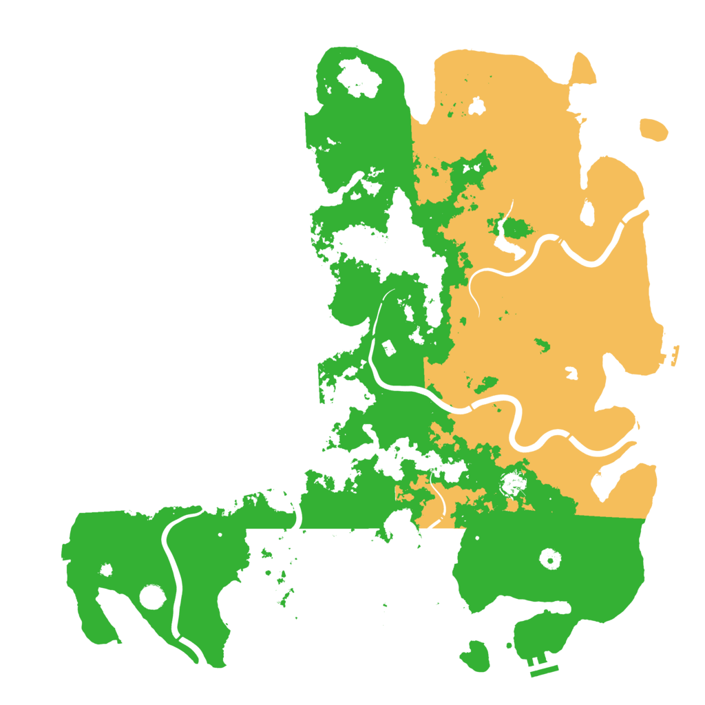 Biome Rust Map: Procedural Map, Size: 5000, Seed: 18802989