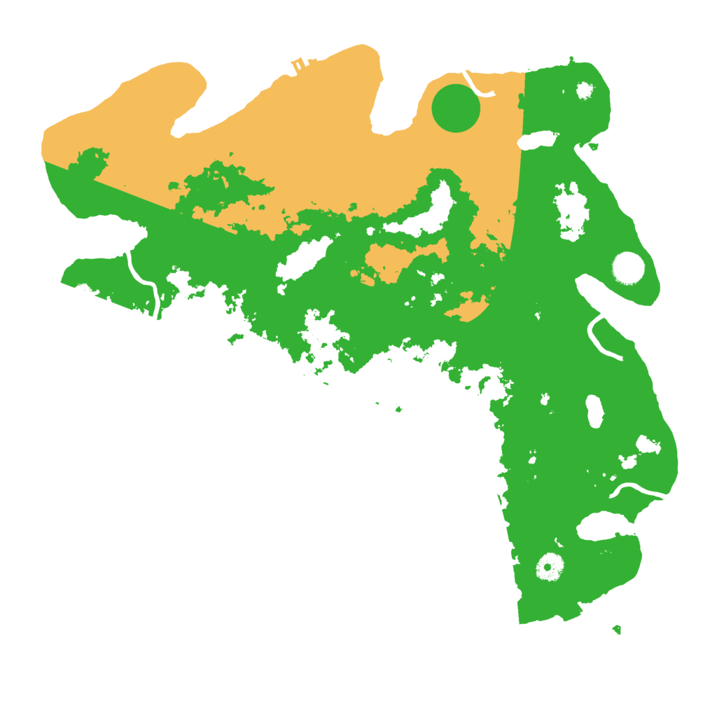 Biome Rust Map: Procedural Map, Size: 3900, Seed: 94183497