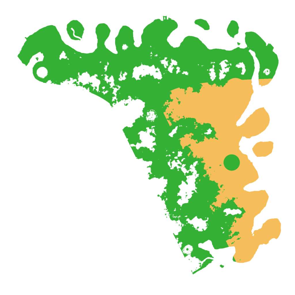 Biome Rust Map: Procedural Map, Size: 4800, Seed: 6124629