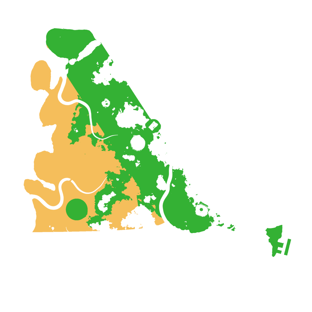 Biome Rust Map: Procedural Map, Size: 3800, Seed: 18183456