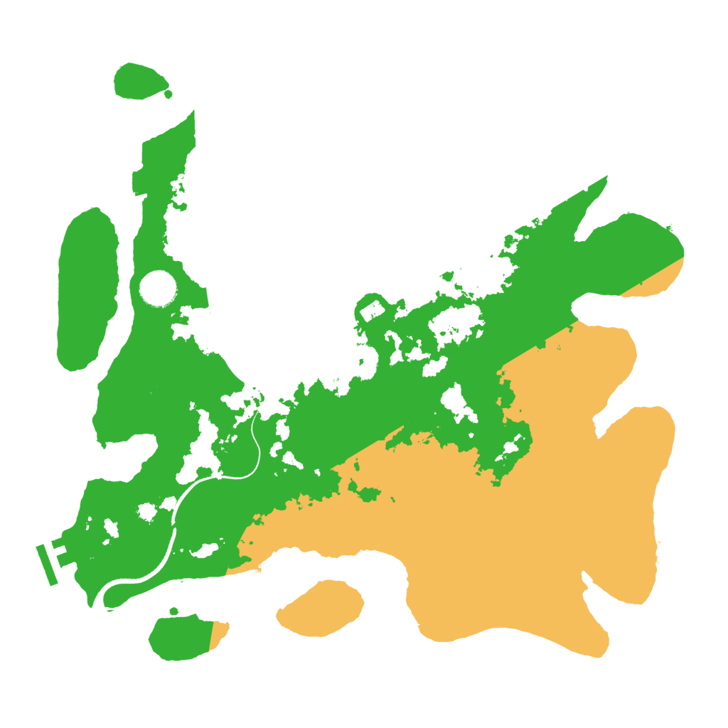 Biome Rust Map: Procedural Map, Size: 3500, Seed: 457832536