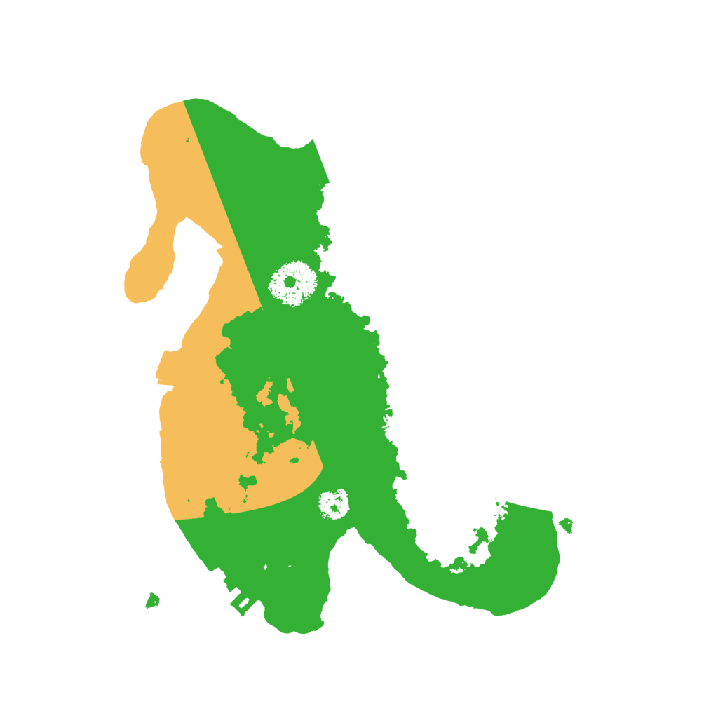 Biome Rust Map: Procedural Map, Size: 2430, Seed: 804086534