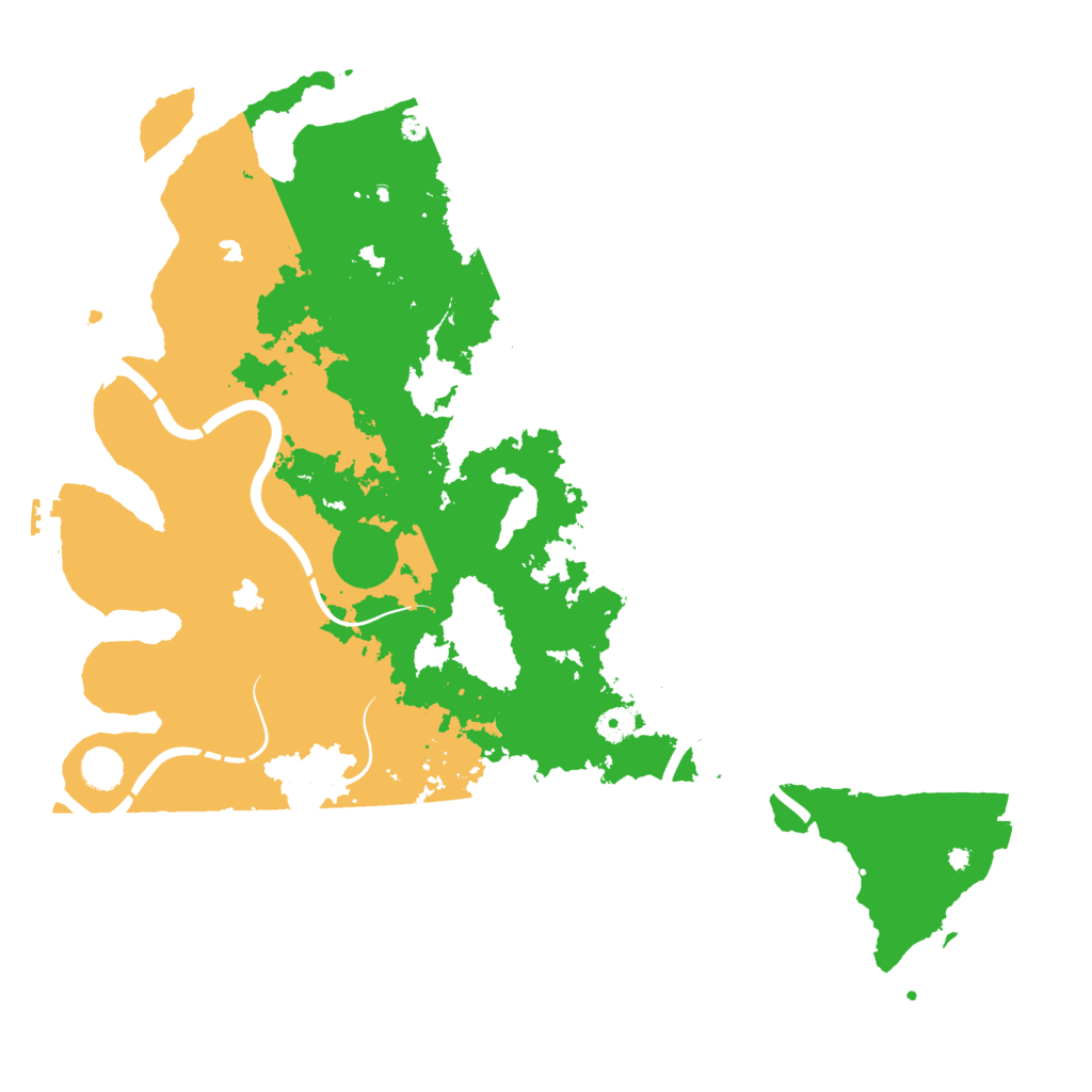 Biome Rust Map: Procedural Map, Size: 4550, Seed: 1765171757
