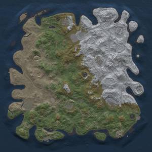 Thumbnail Rust Map: Procedural Map, Size: 4550, Seed: 1765171757, 19 Monuments