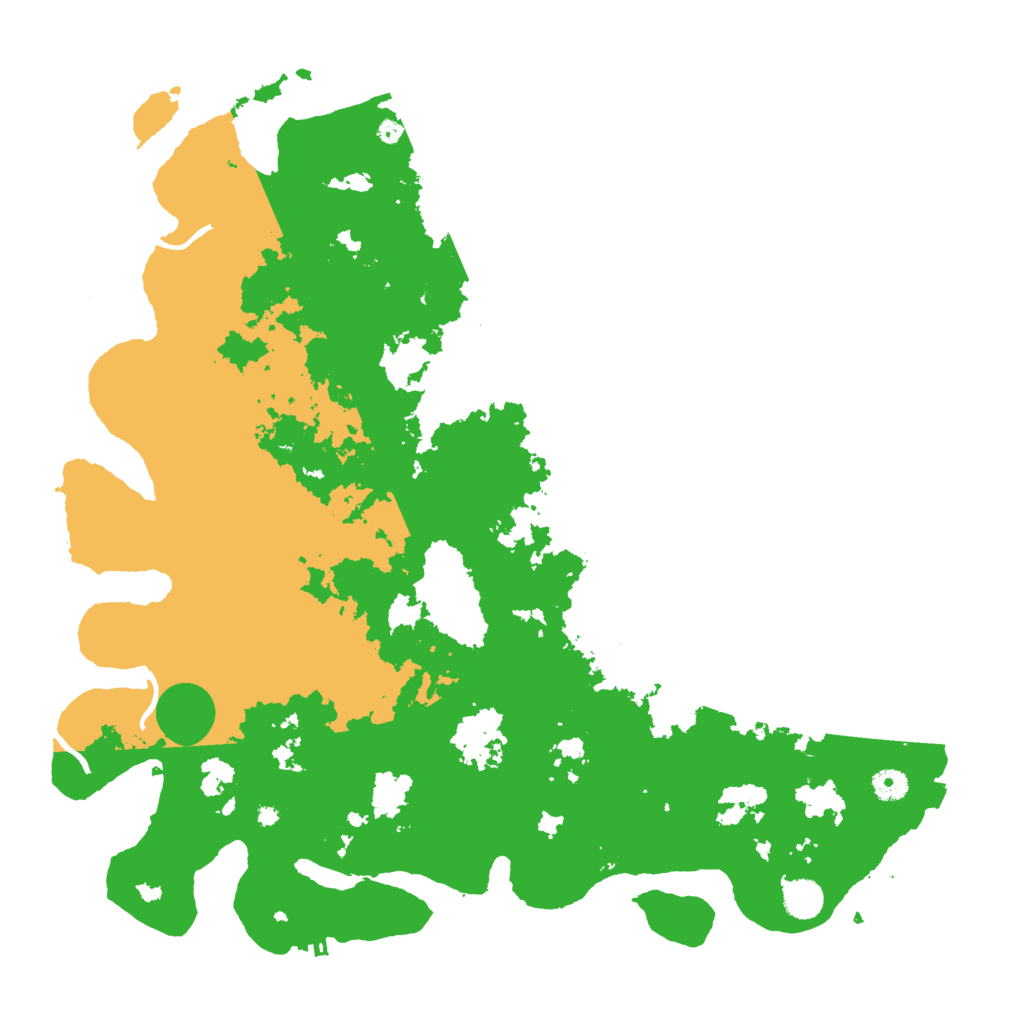 Biome Rust Map: Procedural Map, Size: 4550, Seed: 1765171757