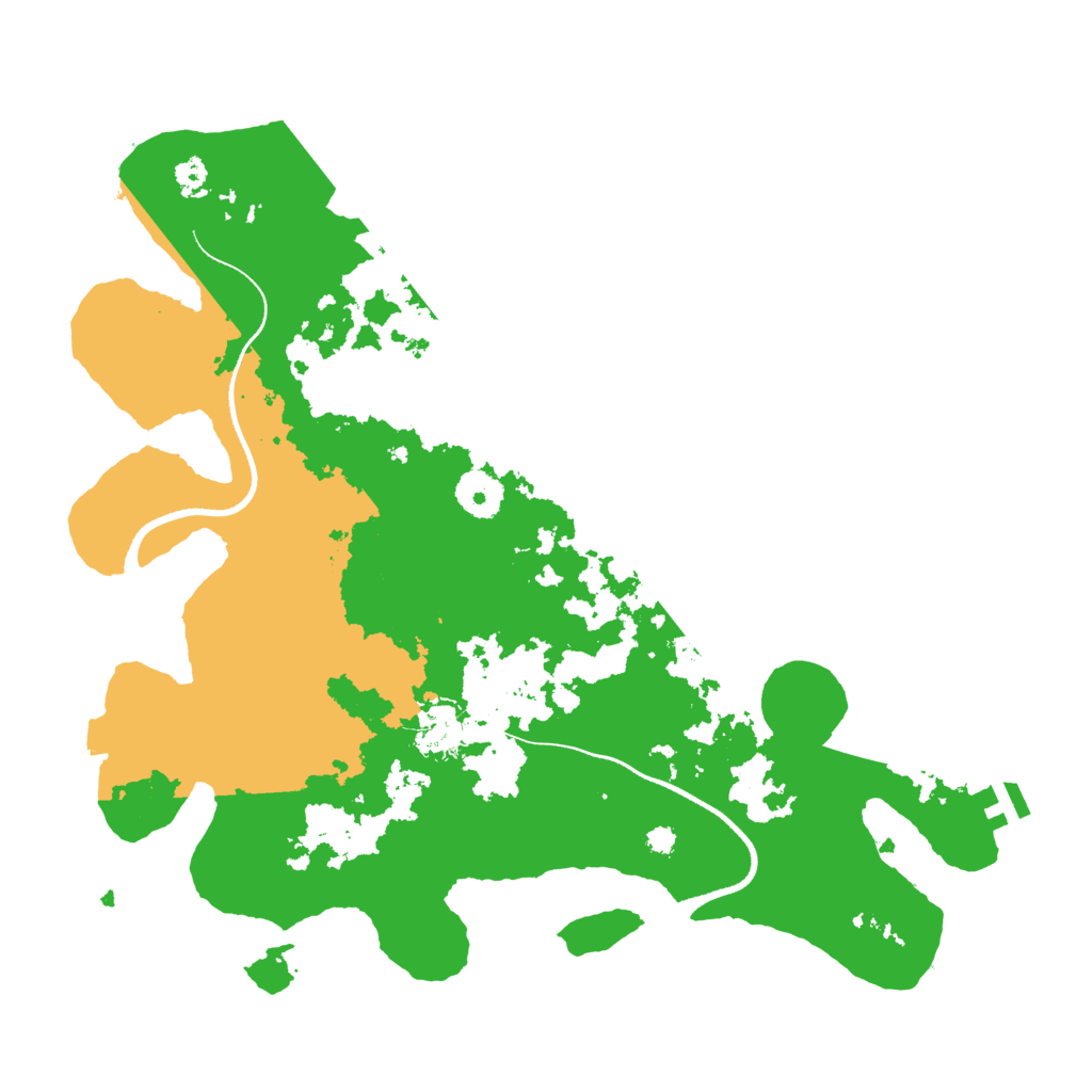 Biome Rust Map: Procedural Map, Size: 3500, Seed: 8043943