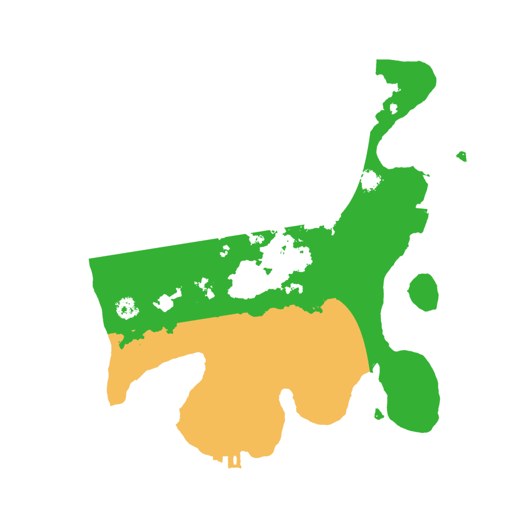 Biome Rust Map: Procedural Map, Size: 2430, Seed: 49460204