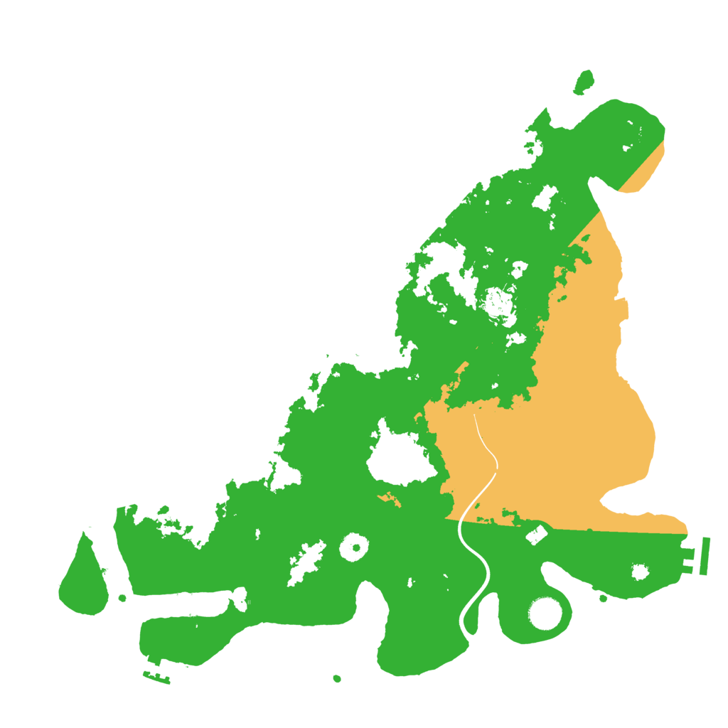 Biome Rust Map: Procedural Map, Size: 3900, Seed: 31130896