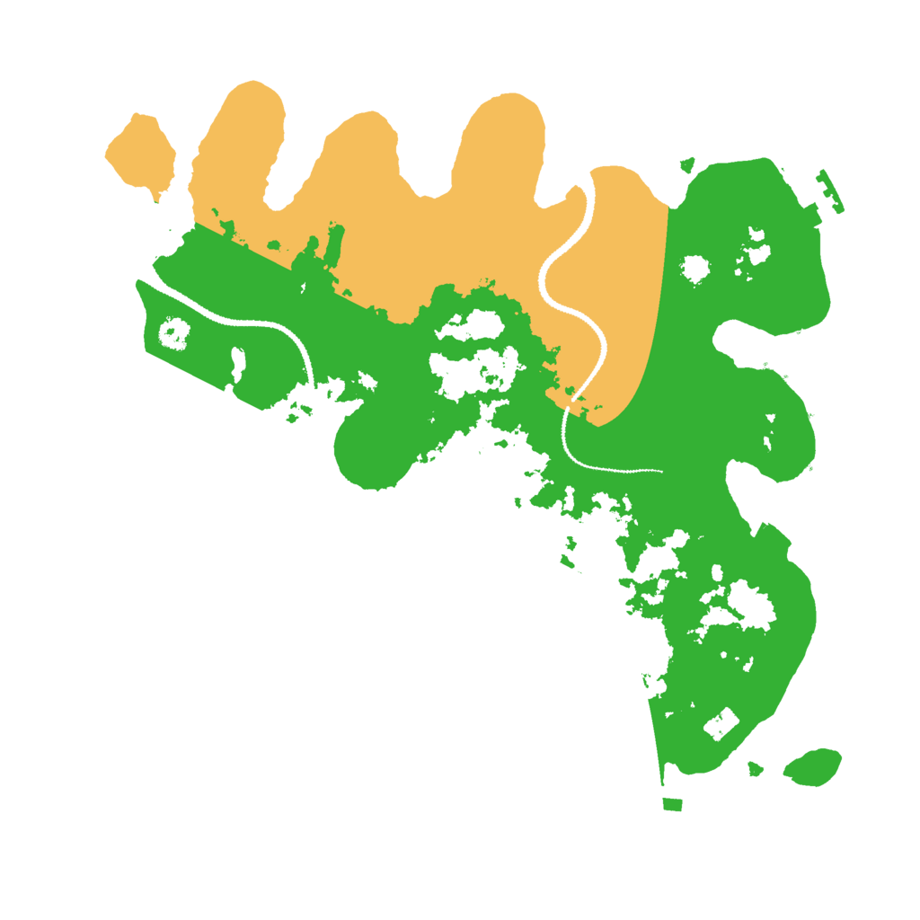 Biome Rust Map: Procedural Map, Size: 3000, Seed: 69953183