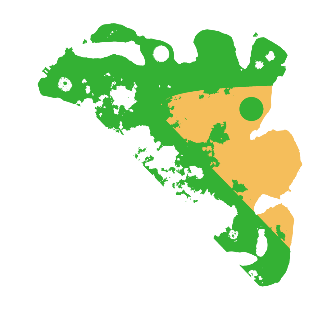 Biome Rust Map: Procedural Map, Size: 3500, Seed: 1203088691