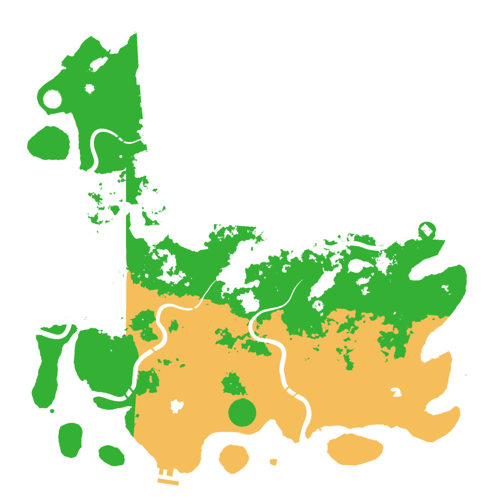 Biome Rust Map: Procedural Map, Size: 4800, Seed: 768642185
