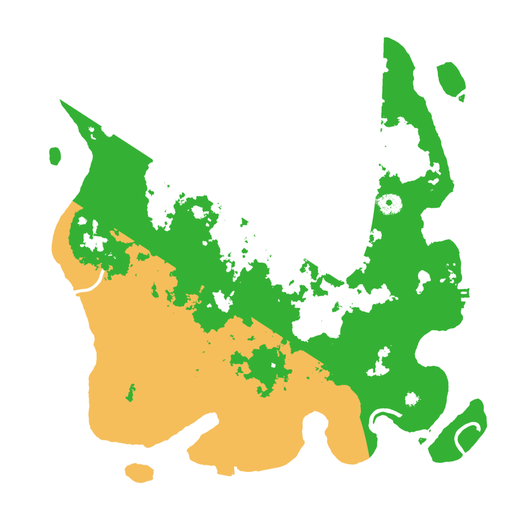 Biome Rust Map: Procedural Map, Size: 3500, Seed: 177865657